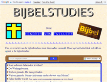 Tablet Screenshot of bijbelstudies.com